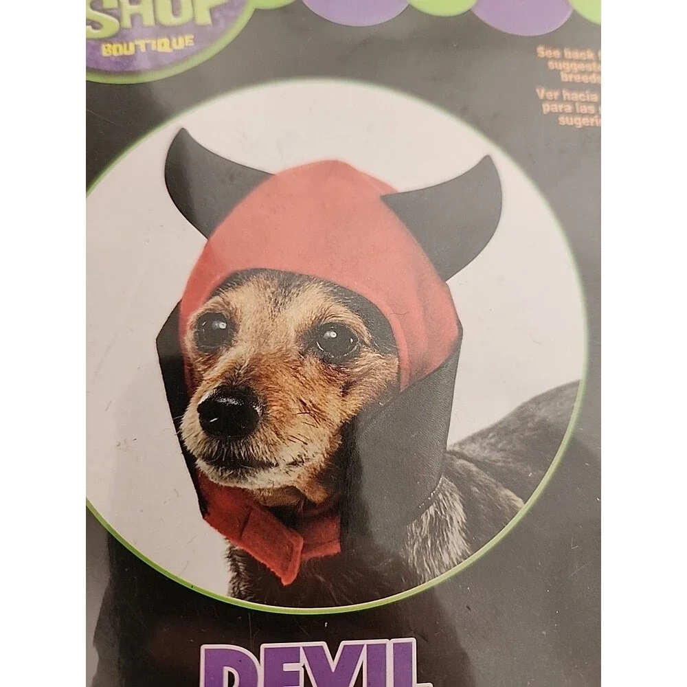 Rubie's Pet Shop Boutique Devil Dog Halloween Costume S/M 2022 New